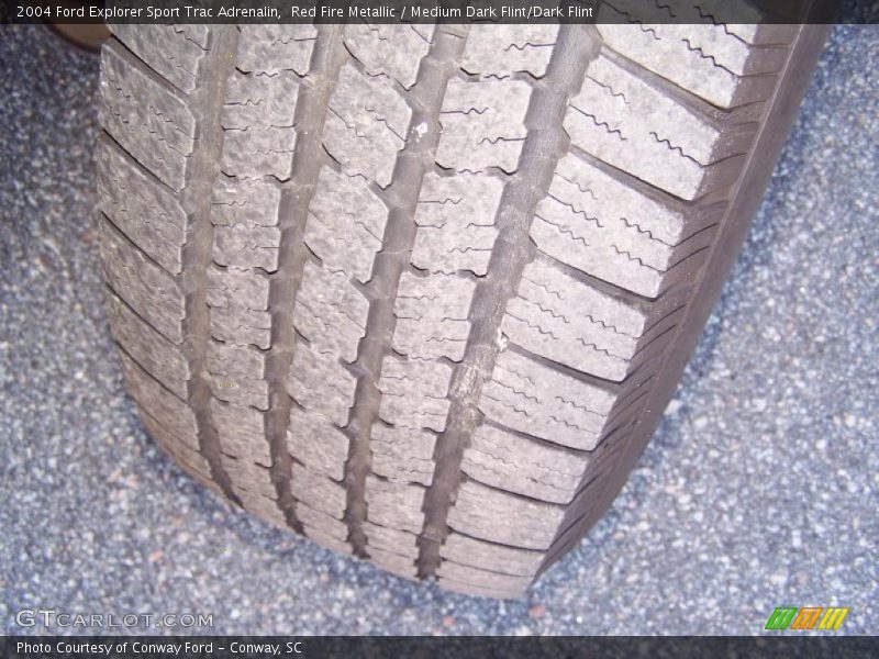 Red Fire Metallic / Medium Dark Flint/Dark Flint 2004 Ford Explorer Sport Trac Adrenalin