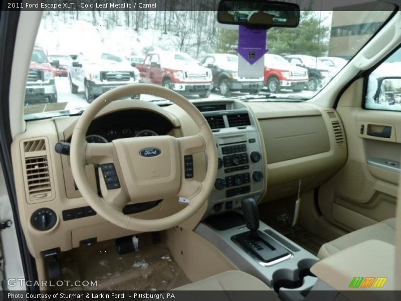 Gold Leaf Metallic / Camel 2011 Ford Escape XLT