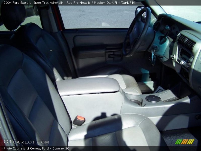 Red Fire Metallic / Medium Dark Flint/Dark Flint 2004 Ford Explorer Sport Trac Adrenalin