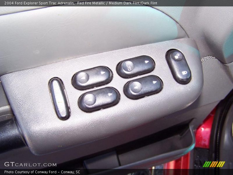 Red Fire Metallic / Medium Dark Flint/Dark Flint 2004 Ford Explorer Sport Trac Adrenalin