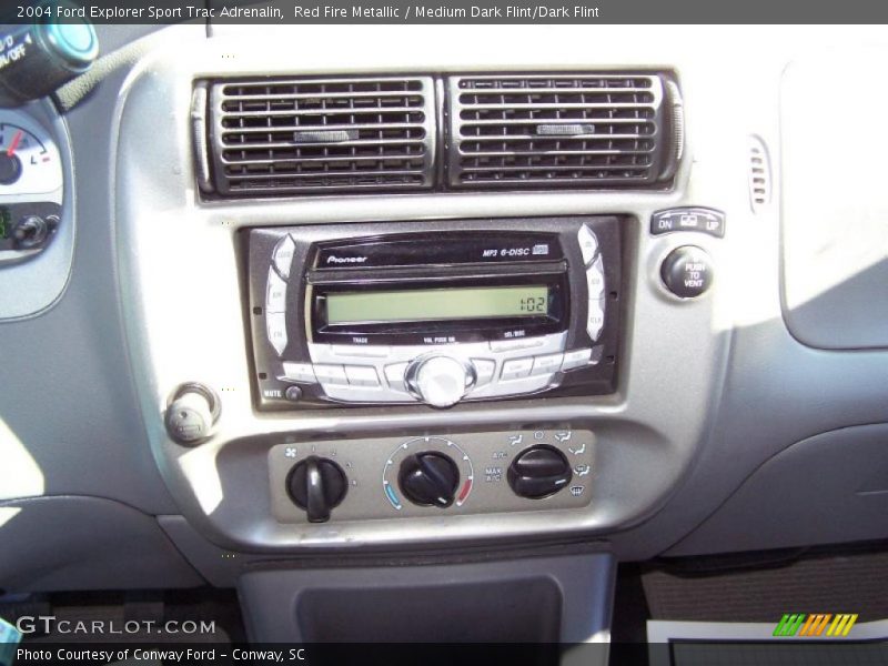 Red Fire Metallic / Medium Dark Flint/Dark Flint 2004 Ford Explorer Sport Trac Adrenalin