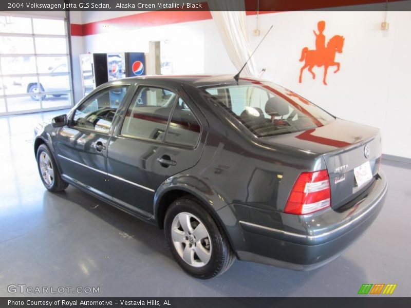 Alaska Green Metallic / Black 2004 Volkswagen Jetta GLS Sedan