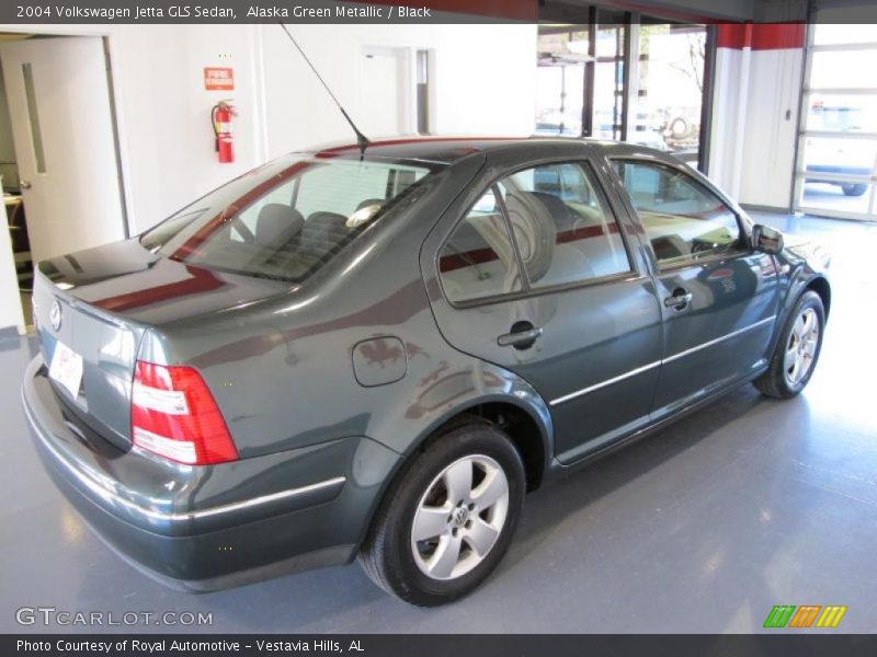 Alaska Green Metallic / Black 2004 Volkswagen Jetta GLS Sedan