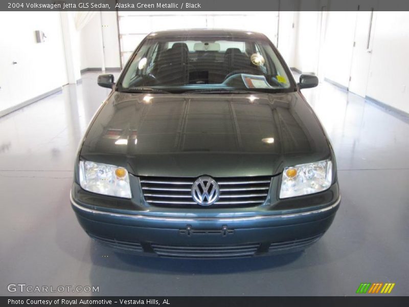 Alaska Green Metallic / Black 2004 Volkswagen Jetta GLS Sedan