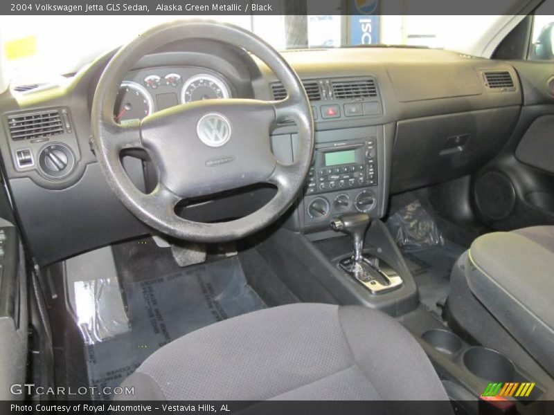 Alaska Green Metallic / Black 2004 Volkswagen Jetta GLS Sedan