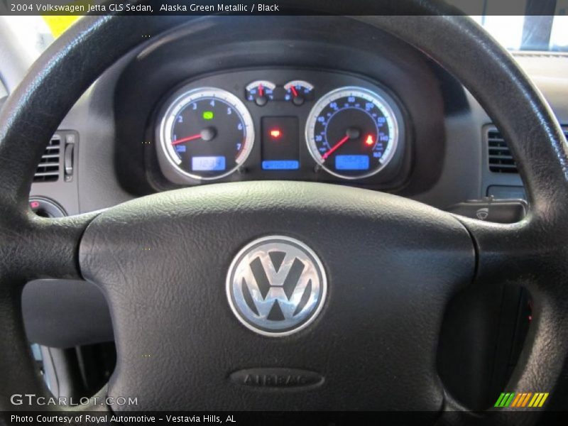 Alaska Green Metallic / Black 2004 Volkswagen Jetta GLS Sedan