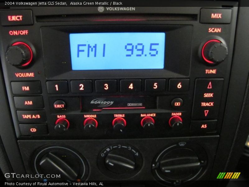 Alaska Green Metallic / Black 2004 Volkswagen Jetta GLS Sedan
