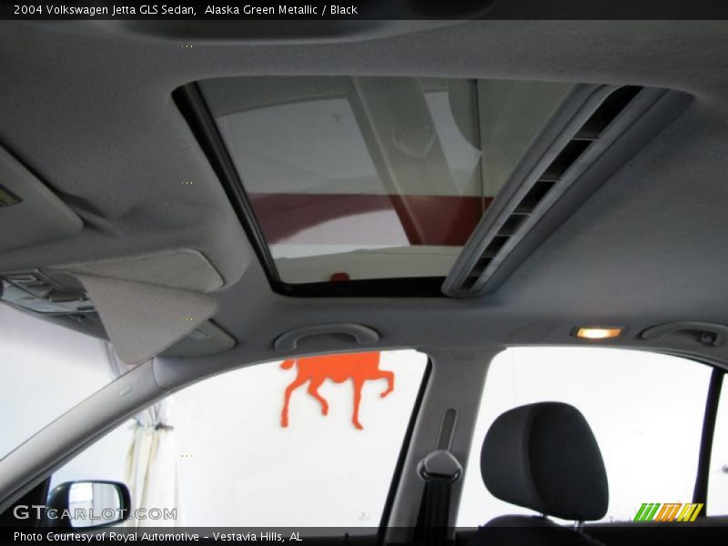 Alaska Green Metallic / Black 2004 Volkswagen Jetta GLS Sedan