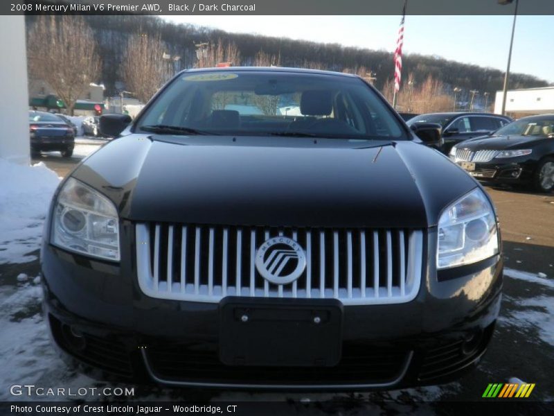 Black / Dark Charcoal 2008 Mercury Milan V6 Premier AWD