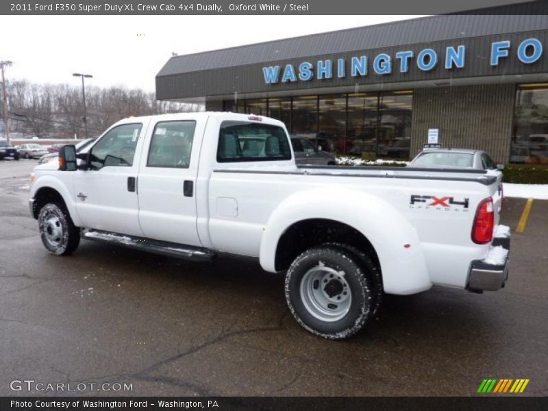 Oxford White / Steel 2011 Ford F350 Super Duty XL Crew Cab 4x4 Dually