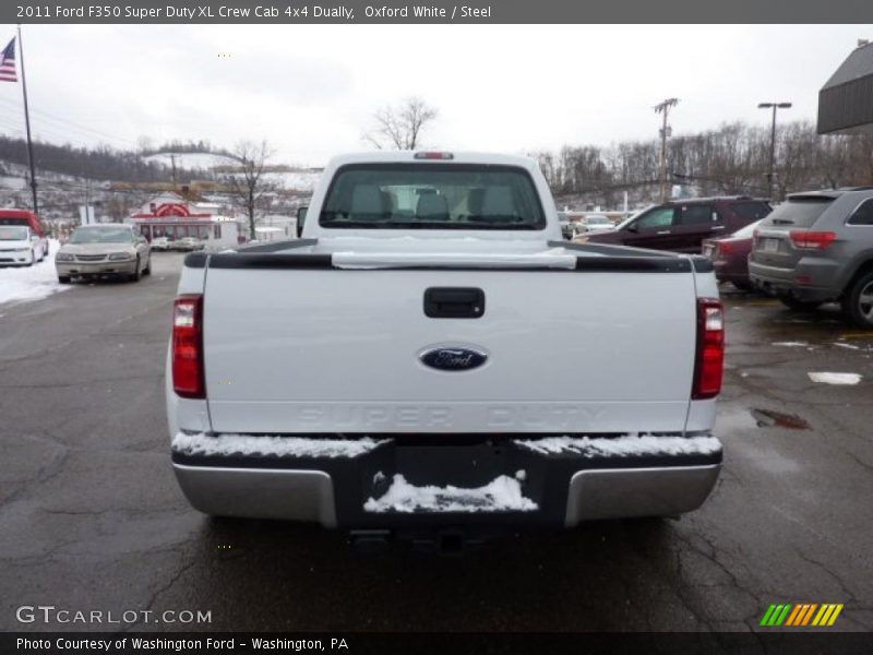 Oxford White / Steel 2011 Ford F350 Super Duty XL Crew Cab 4x4 Dually