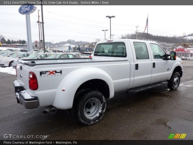 Oxford White / Steel 2011 Ford F350 Super Duty XL Crew Cab 4x4 Dually