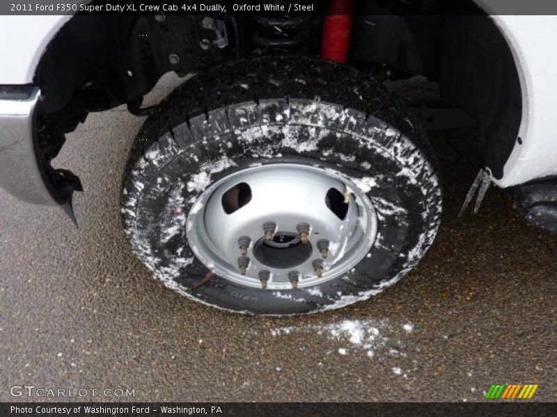 Oxford White / Steel 2011 Ford F350 Super Duty XL Crew Cab 4x4 Dually