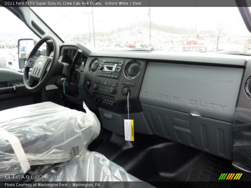 Oxford White / Steel 2011 Ford F350 Super Duty XL Crew Cab 4x4 Dually