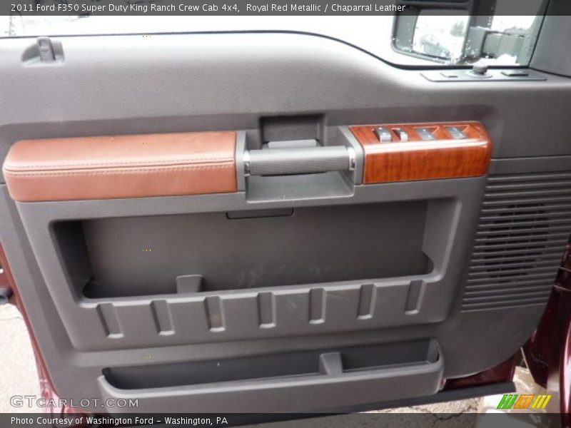 Royal Red Metallic / Chaparral Leather 2011 Ford F350 Super Duty King Ranch Crew Cab 4x4
