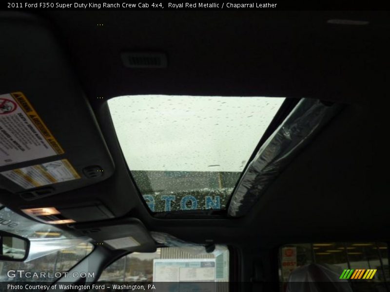 Royal Red Metallic / Chaparral Leather 2011 Ford F350 Super Duty King Ranch Crew Cab 4x4