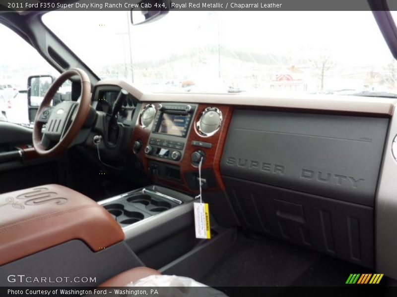 Royal Red Metallic / Chaparral Leather 2011 Ford F350 Super Duty King Ranch Crew Cab 4x4