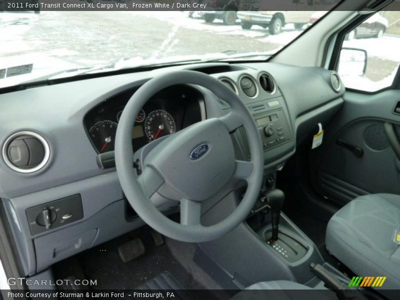 Dark Grey Interior - 2011 Transit Connect XL Cargo Van 