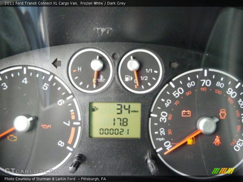  2011 Transit Connect XL Cargo Van XL Cargo Van Gauges