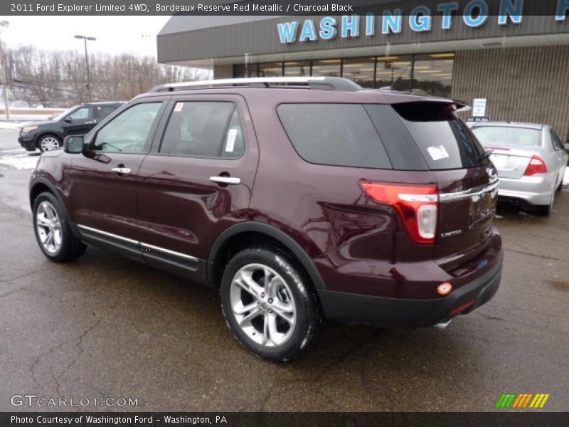 Bordeaux Reserve Red Metallic / Charcoal Black 2011 Ford Explorer Limited 4WD