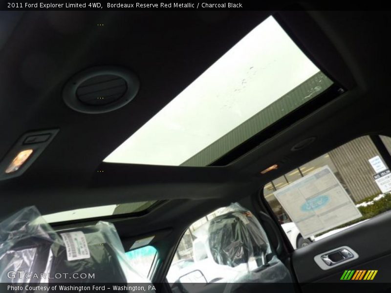 Sunroof of 2011 Explorer Limited 4WD