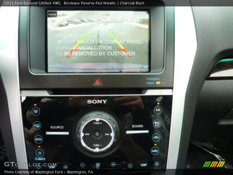 Controls of 2011 Explorer Limited 4WD