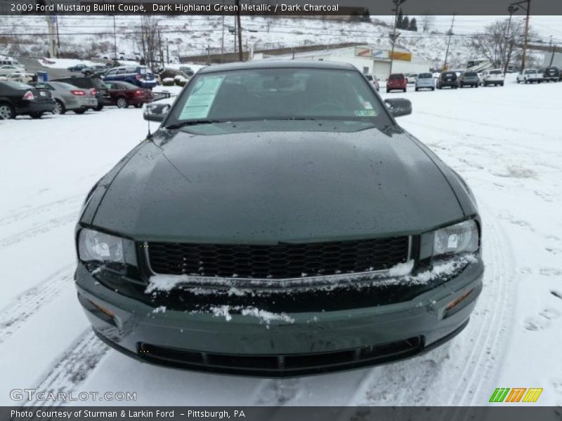 Dark Highland Green Metallic / Dark Charcoal 2009 Ford Mustang Bullitt Coupe