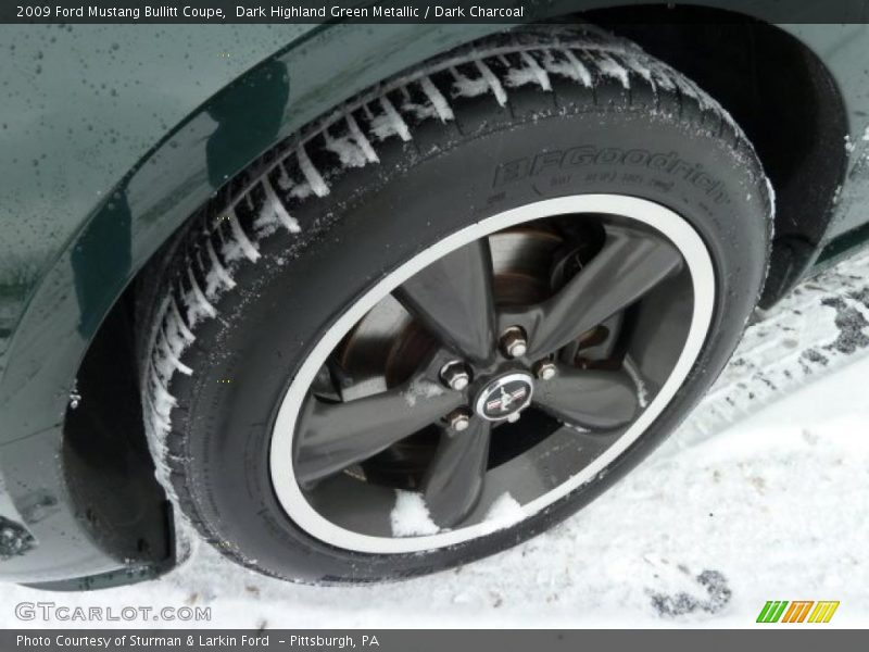 Dark Highland Green Metallic / Dark Charcoal 2009 Ford Mustang Bullitt Coupe