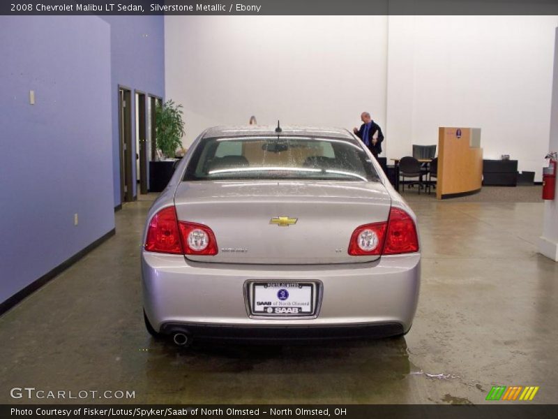 Silverstone Metallic / Ebony 2008 Chevrolet Malibu LT Sedan