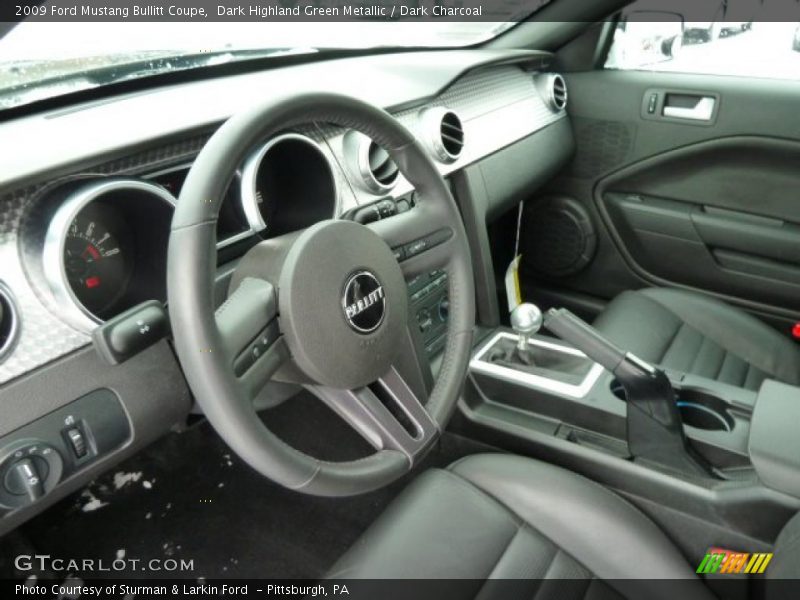 Dark Highland Green Metallic / Dark Charcoal 2009 Ford Mustang Bullitt Coupe