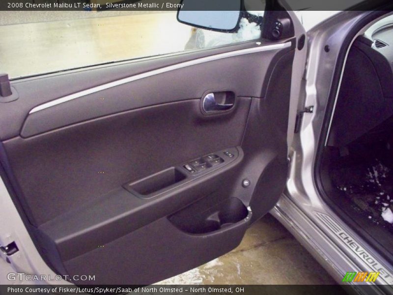 Silverstone Metallic / Ebony 2008 Chevrolet Malibu LT Sedan