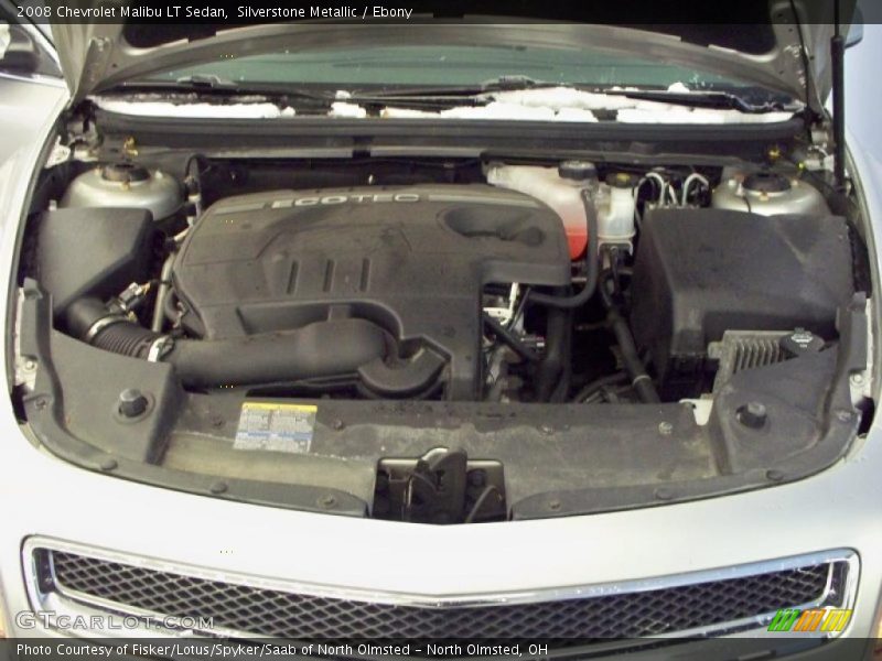 Silverstone Metallic / Ebony 2008 Chevrolet Malibu LT Sedan