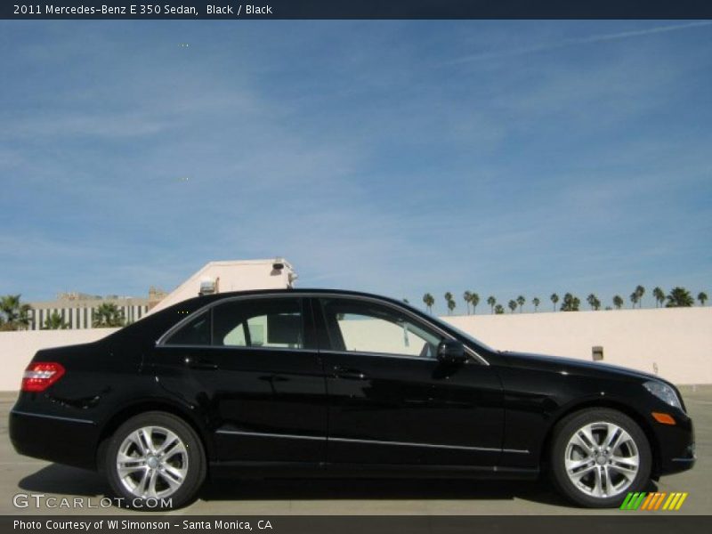 Black / Black 2011 Mercedes-Benz E 350 Sedan