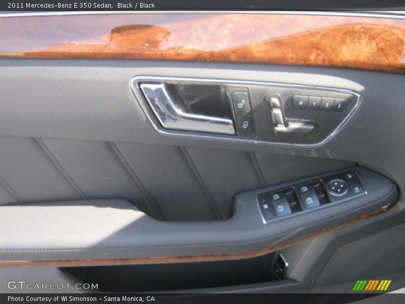 Black / Black 2011 Mercedes-Benz E 350 Sedan