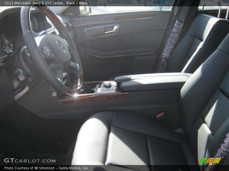 Black / Black 2011 Mercedes-Benz E 350 Sedan