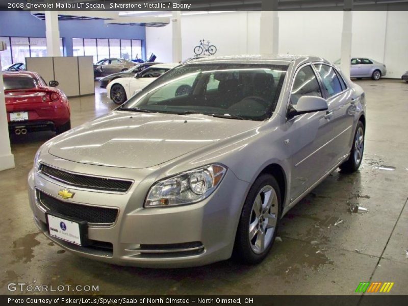 Silverstone Metallic / Ebony 2008 Chevrolet Malibu LT Sedan