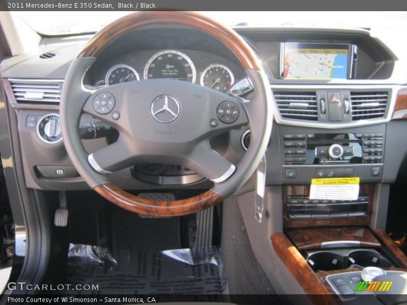 Black / Black 2011 Mercedes-Benz E 350 Sedan
