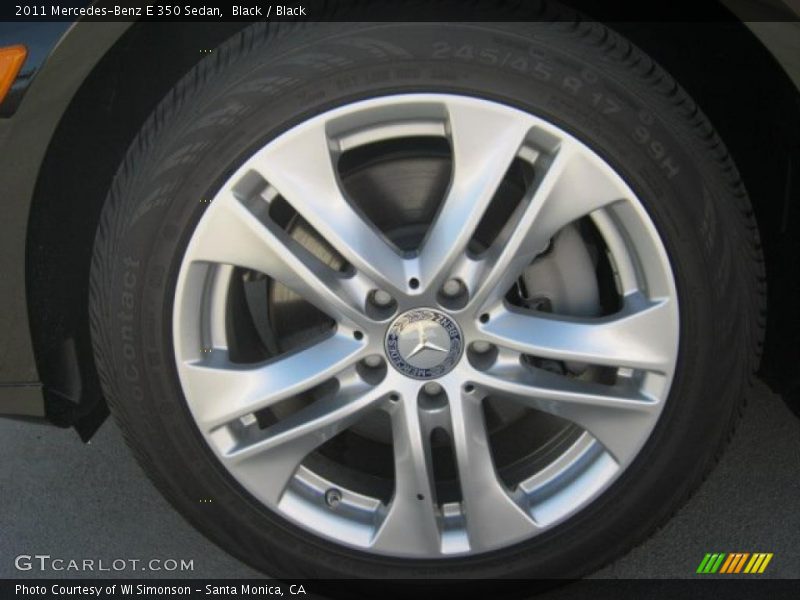 Black / Black 2011 Mercedes-Benz E 350 Sedan