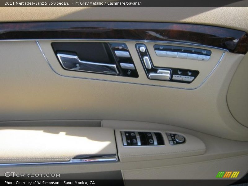 Flint Grey Metallic / Cashmere/Savanah 2011 Mercedes-Benz S 550 Sedan