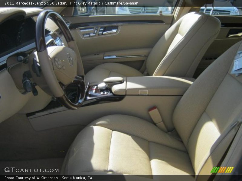  2011 S 550 Sedan Cashmere/Savanah Interior