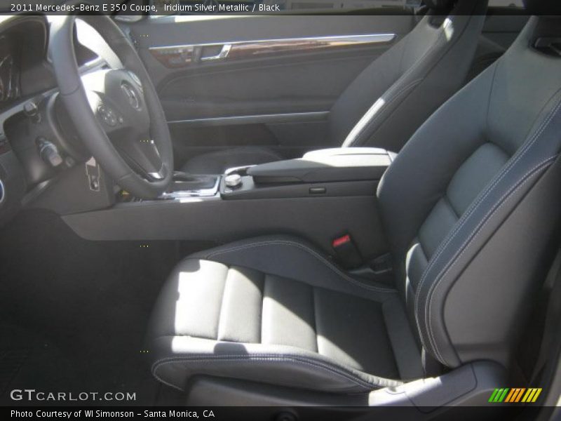Iridium Silver Metallic / Black 2011 Mercedes-Benz E 350 Coupe