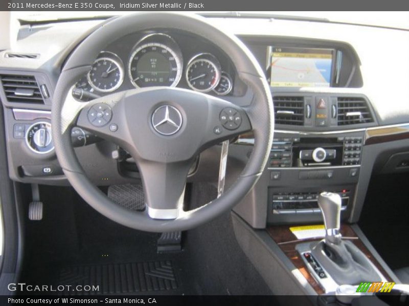 Iridium Silver Metallic / Black 2011 Mercedes-Benz E 350 Coupe