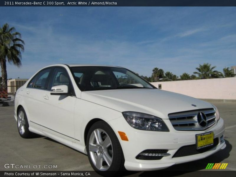 Arctic White / Almond/Mocha 2011 Mercedes-Benz C 300 Sport