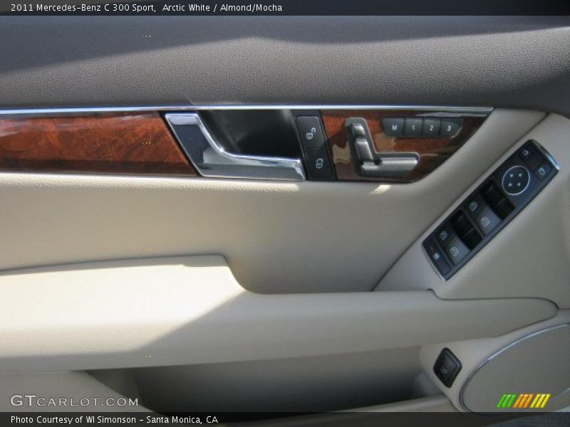 Arctic White / Almond/Mocha 2011 Mercedes-Benz C 300 Sport