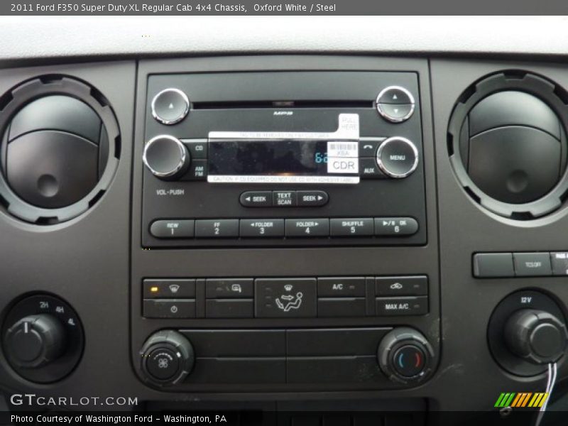 Oxford White / Steel 2011 Ford F350 Super Duty XL Regular Cab 4x4 Chassis