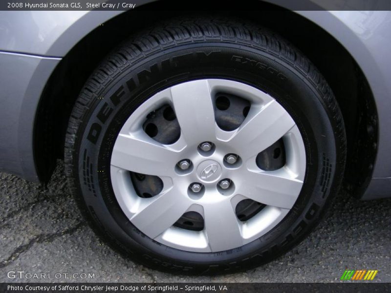 Steel Gray / Gray 2008 Hyundai Sonata GLS