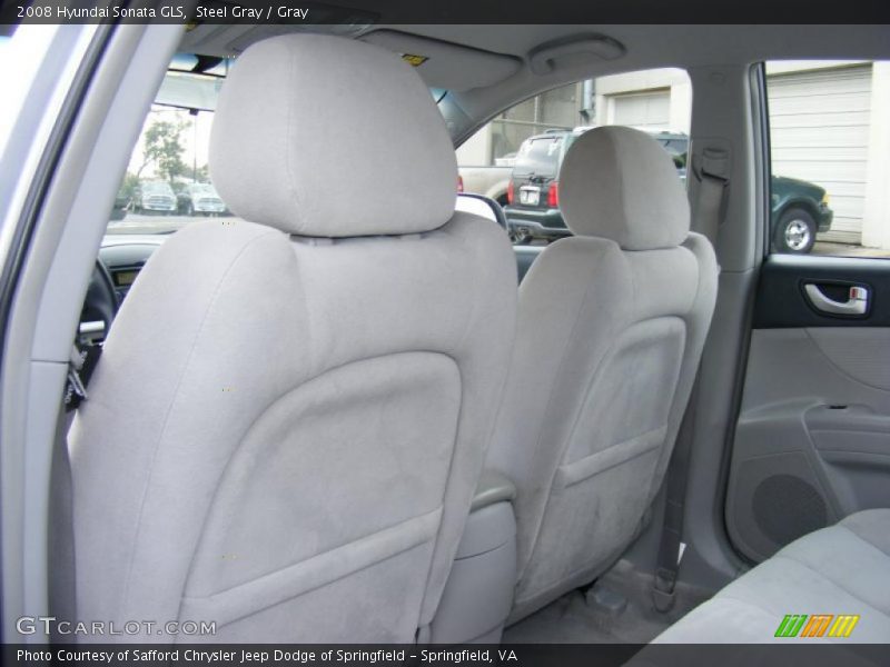 Steel Gray / Gray 2008 Hyundai Sonata GLS