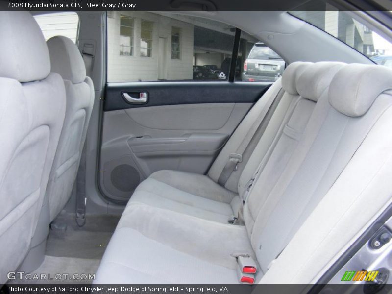 Steel Gray / Gray 2008 Hyundai Sonata GLS