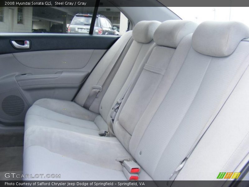 Steel Gray / Gray 2008 Hyundai Sonata GLS