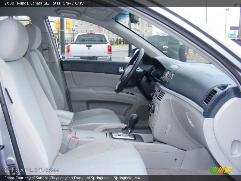 Steel Gray / Gray 2008 Hyundai Sonata GLS